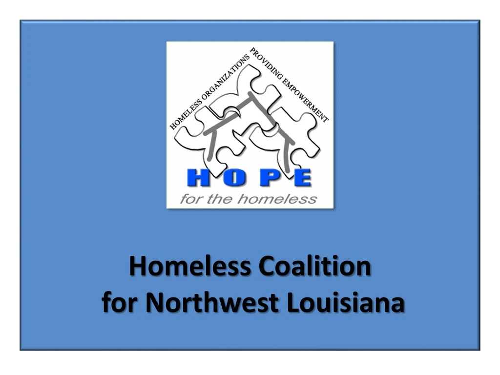 homeless coalition for northwest louisiana