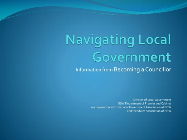 Navigating Local Government