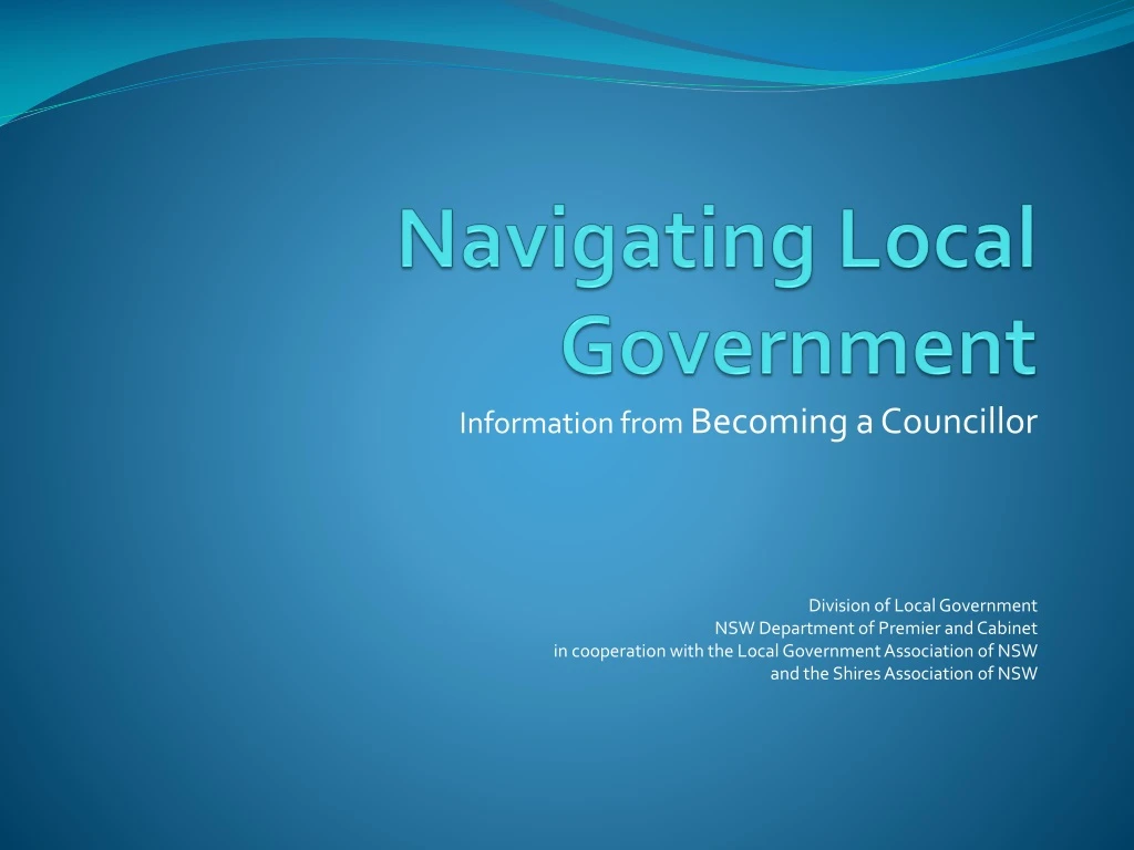 navigating local government