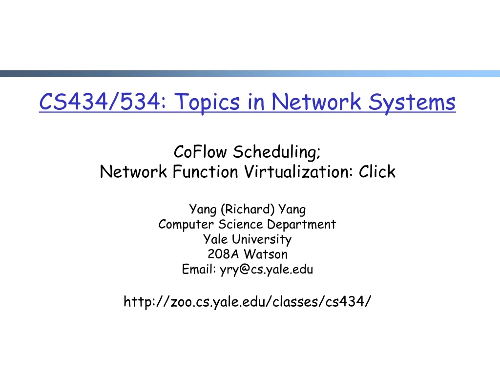 cs43 4 53 4 topics in network systems coflow