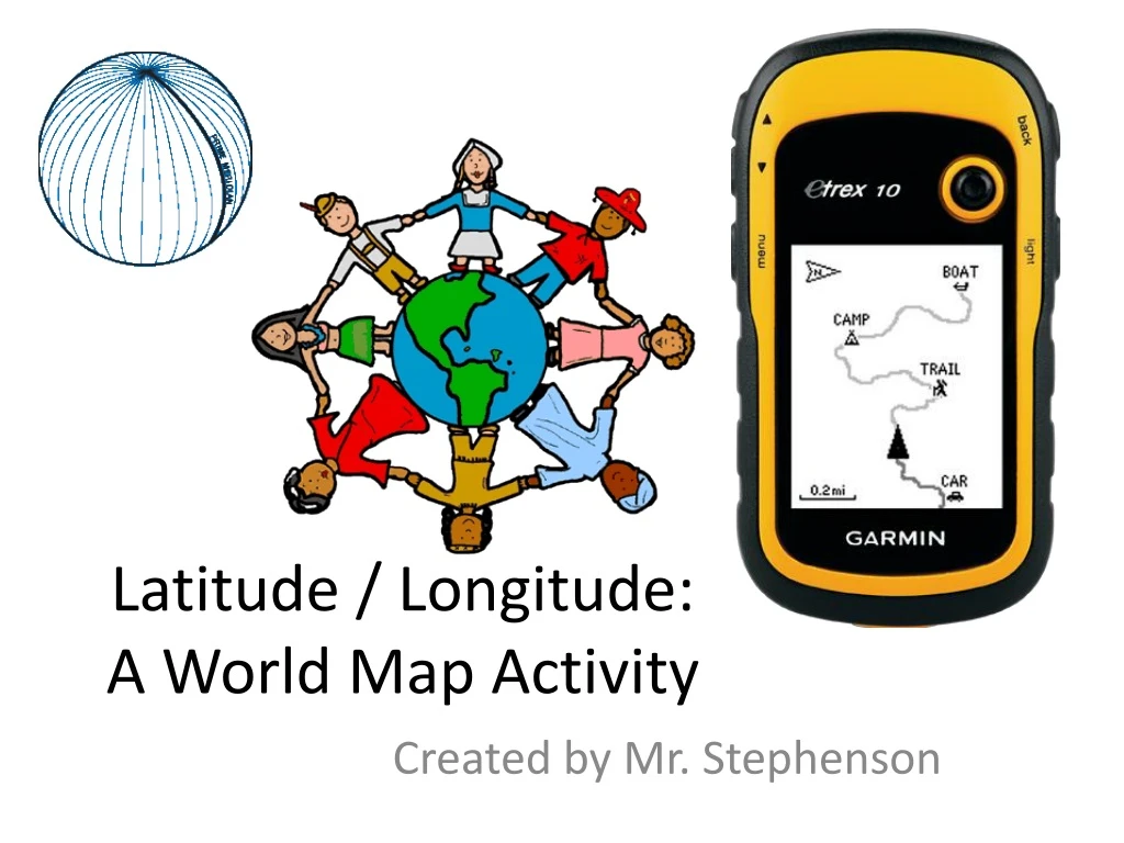 latitude longitude a world map activity