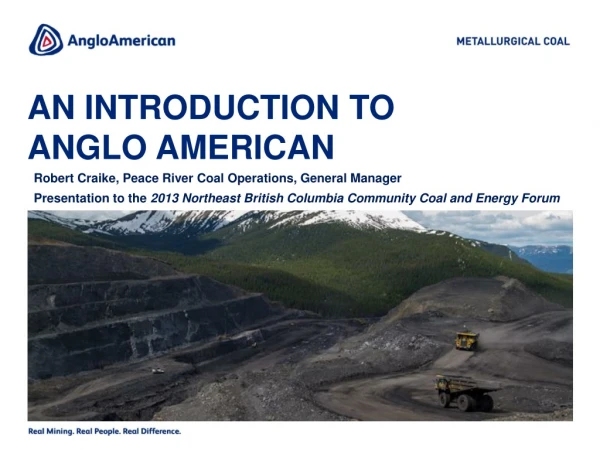 An introduction to ANGLO AMERICAN