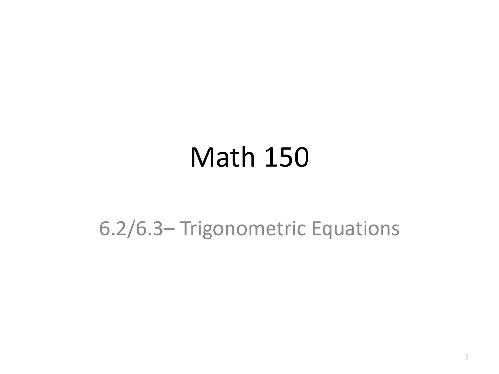 math 150