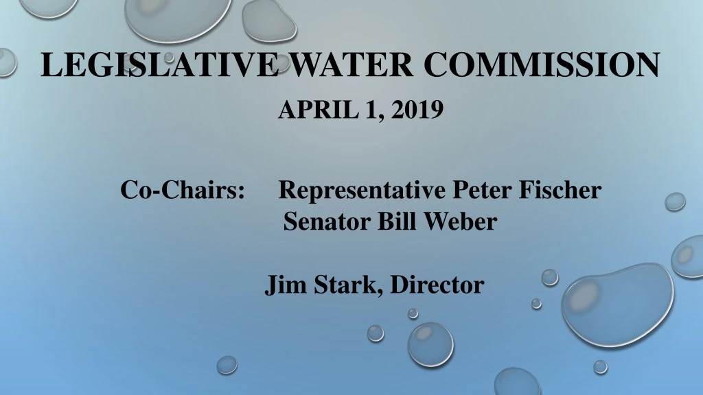 legislative water commission