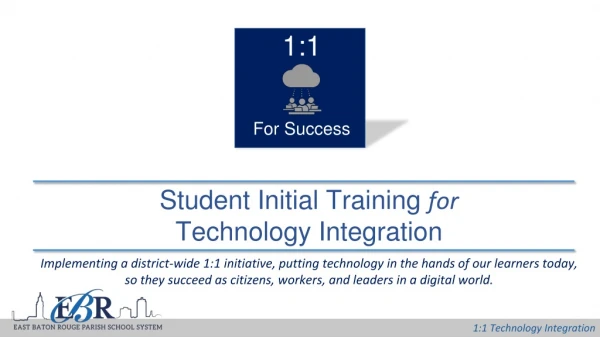 1:1 Technology Integration