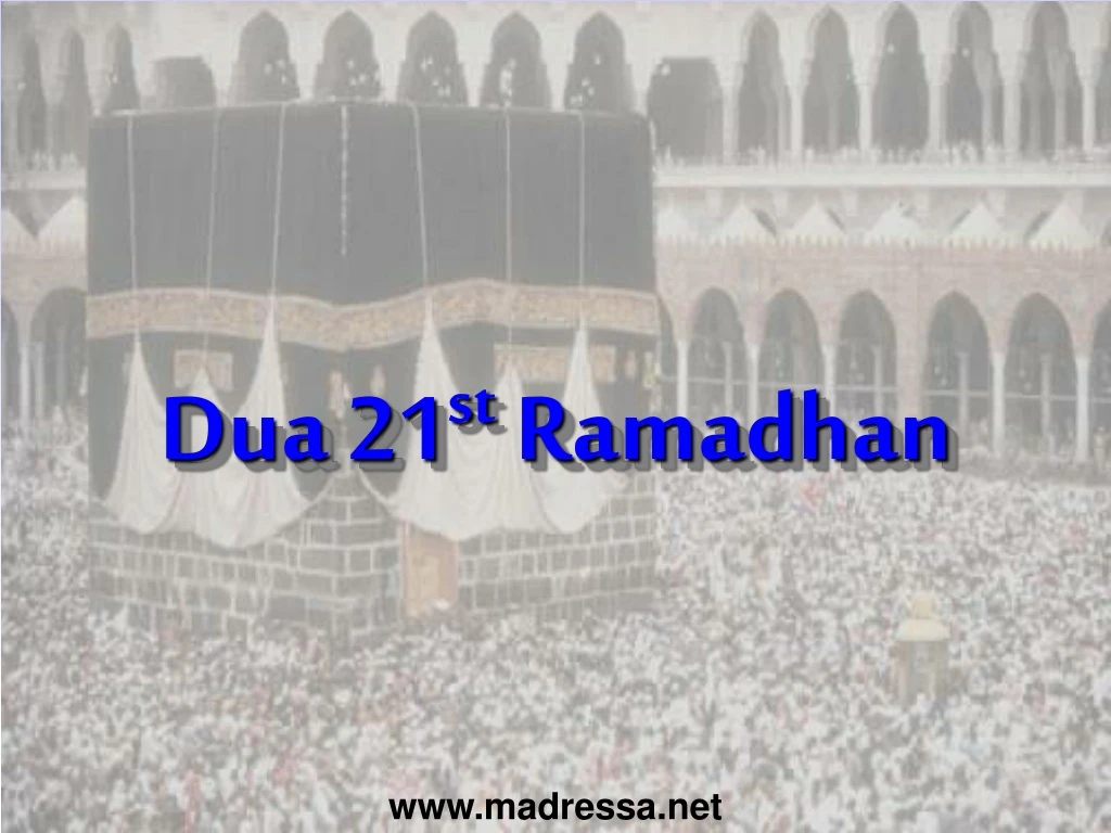 dua 21 st ramadhan