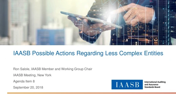 IAASB Possible Actions Regarding Less Complex Entities