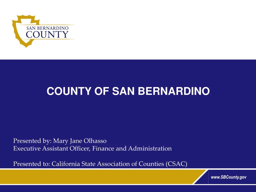 county of san bernardino