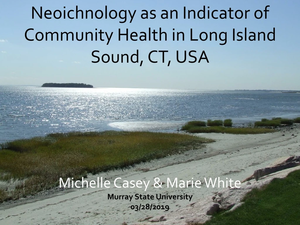 neoichnology as an indicator of community health