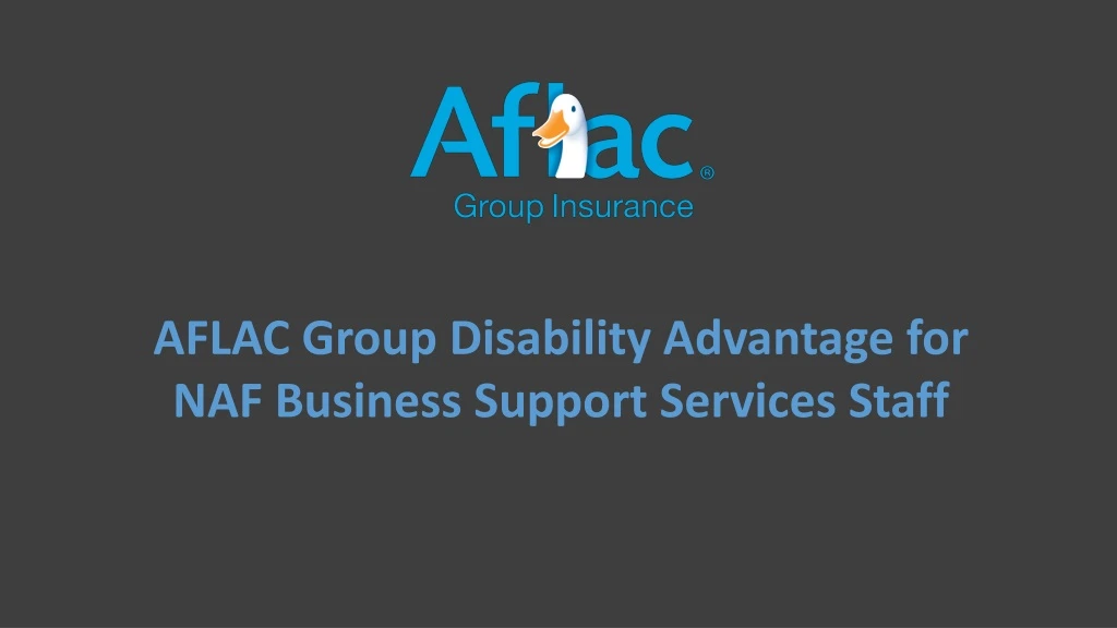 aflac group disability advantage for naf business