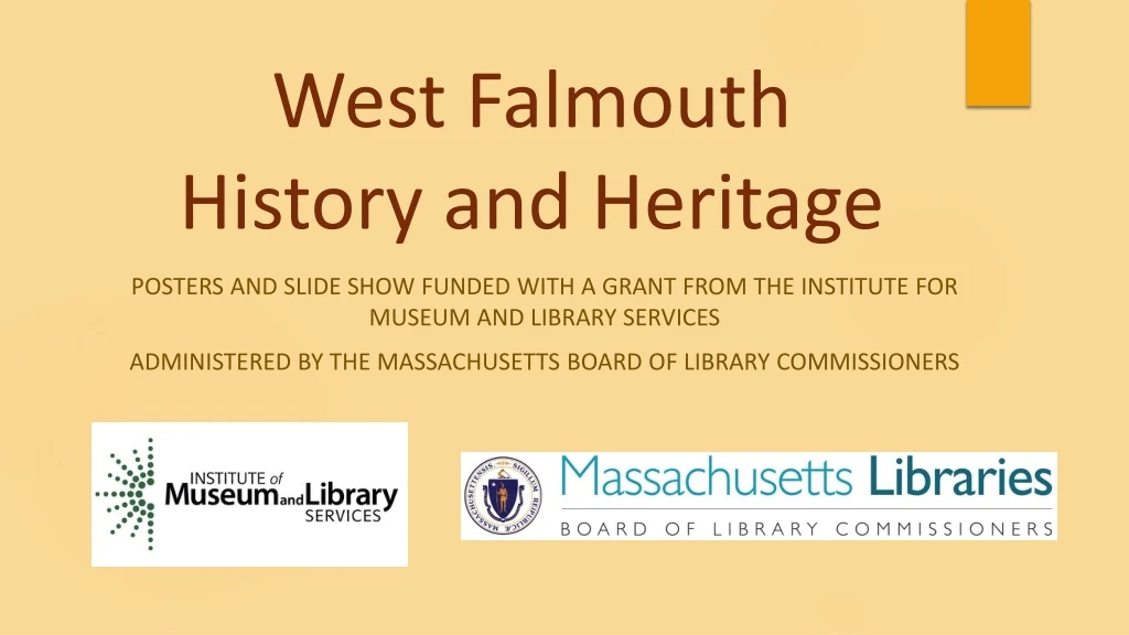 west falmouth history and heritage