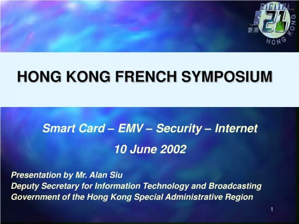 HONG KONG FRENCH SYMPOSIUM