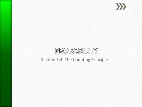 PROBABILITY