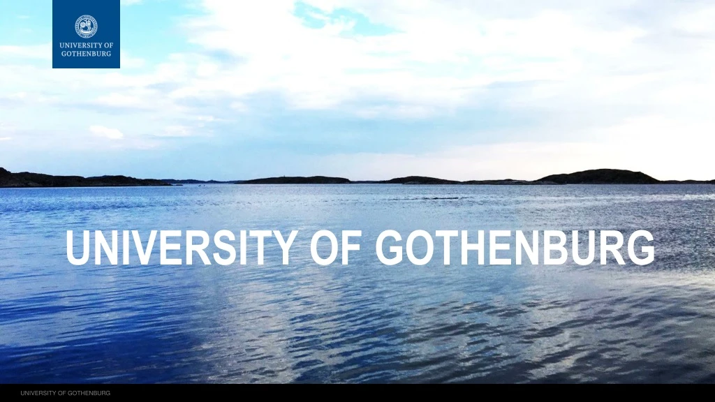 university of gothenburg presentation template