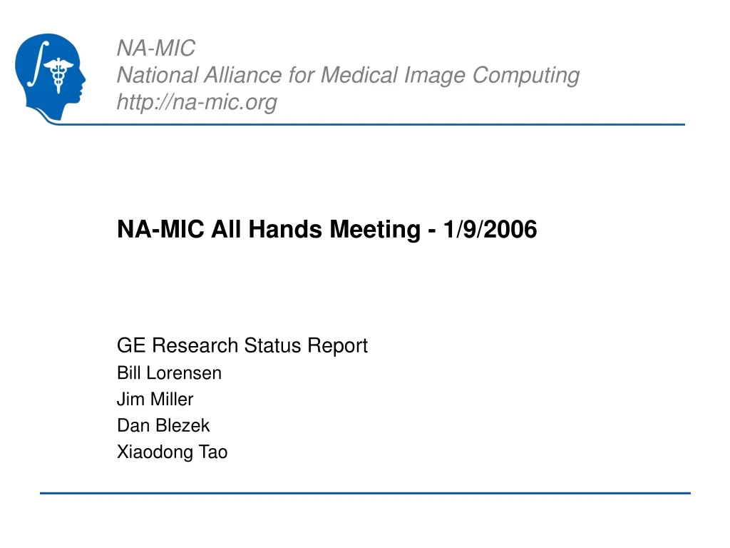 na mic all hands meeting 1 9 2006