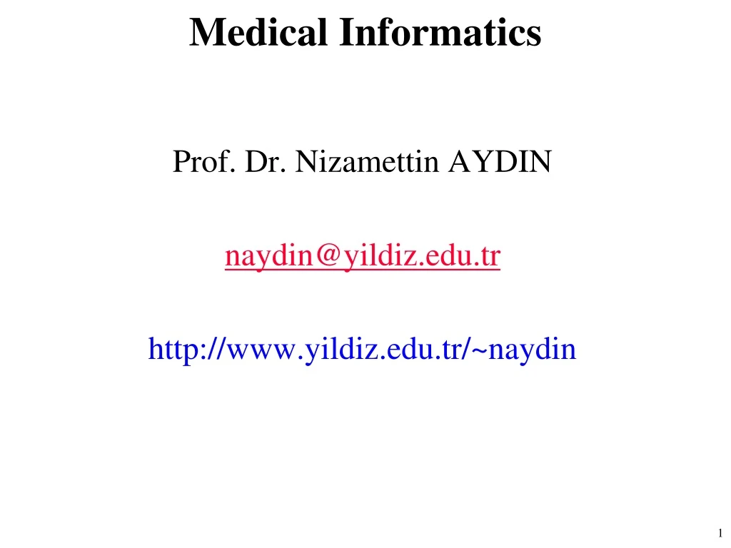 medical i nformatics