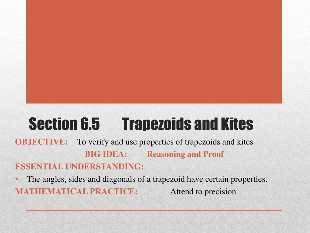 section 6 5 trapezoids and kites
