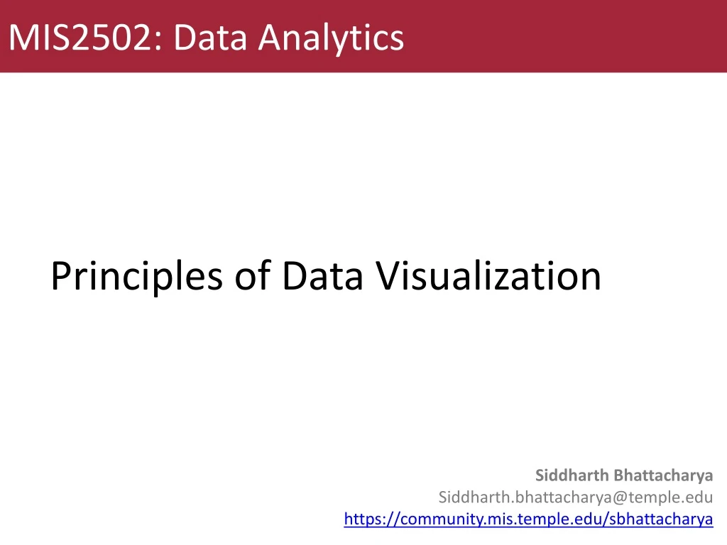 principles of data visualization