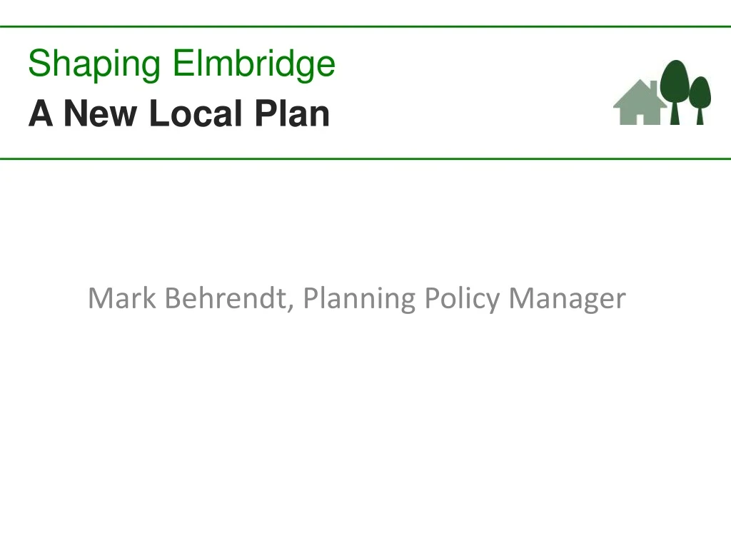 mark behrendt planning policy manager