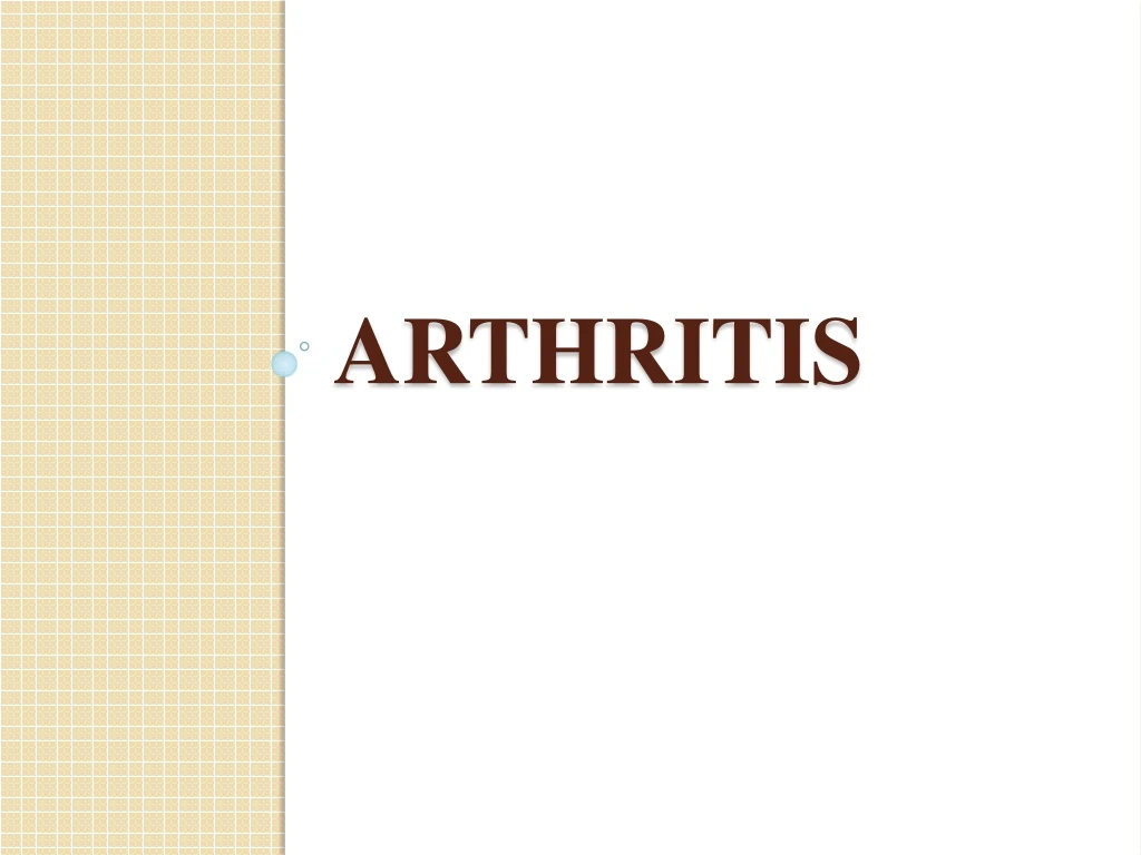 arthritis