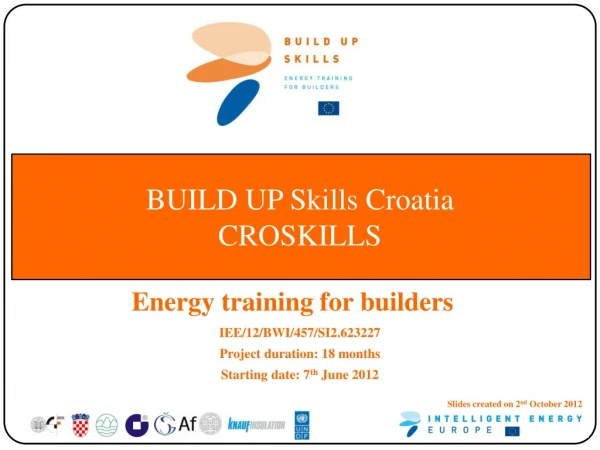 BUILD UP Skills Croatia CROSKILLS