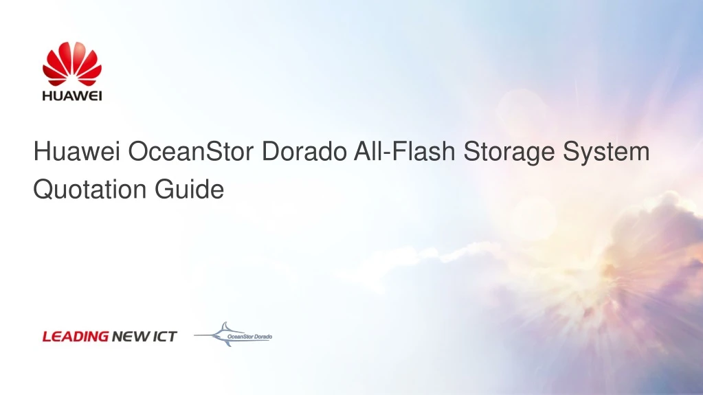 huawei oceanstor dorado all flash storage system