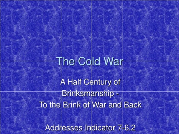 The Cold War