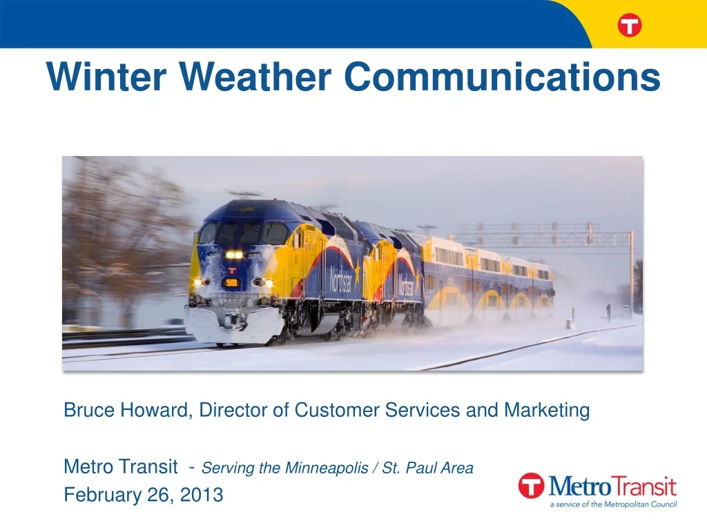 winter weather communications