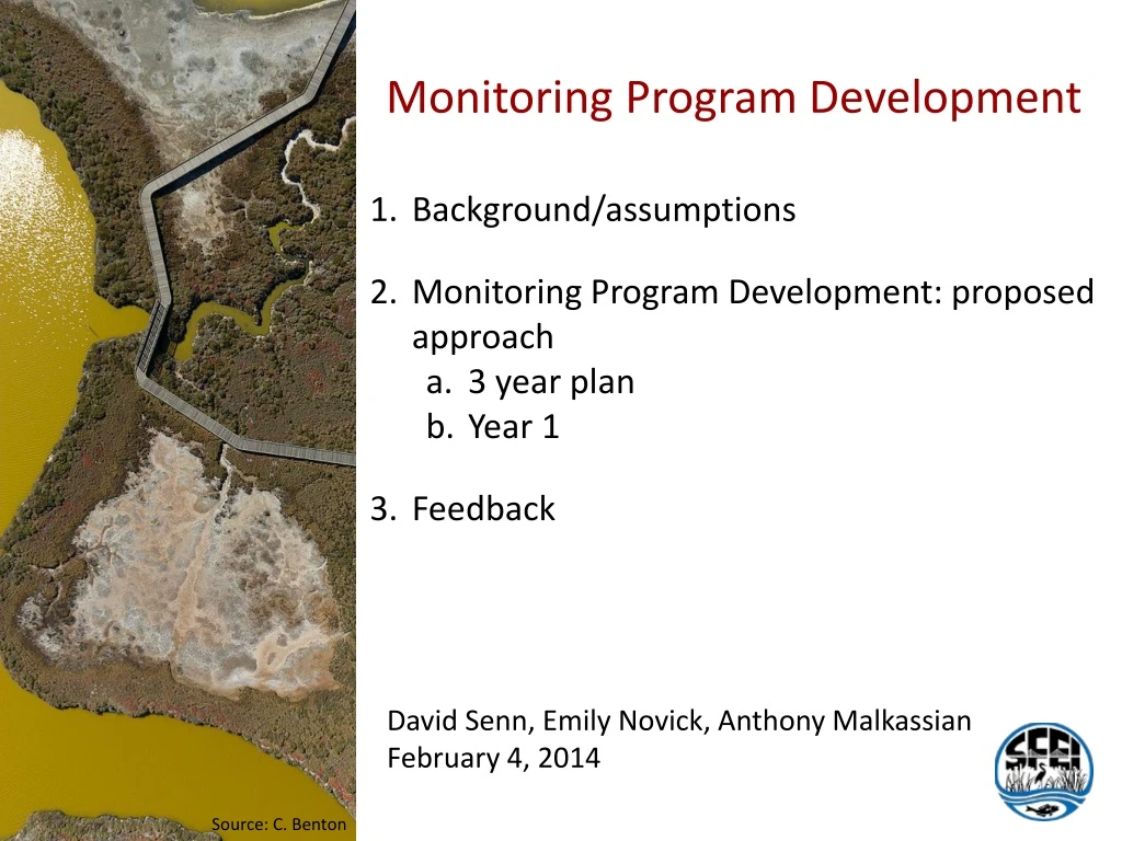 monitoring program development