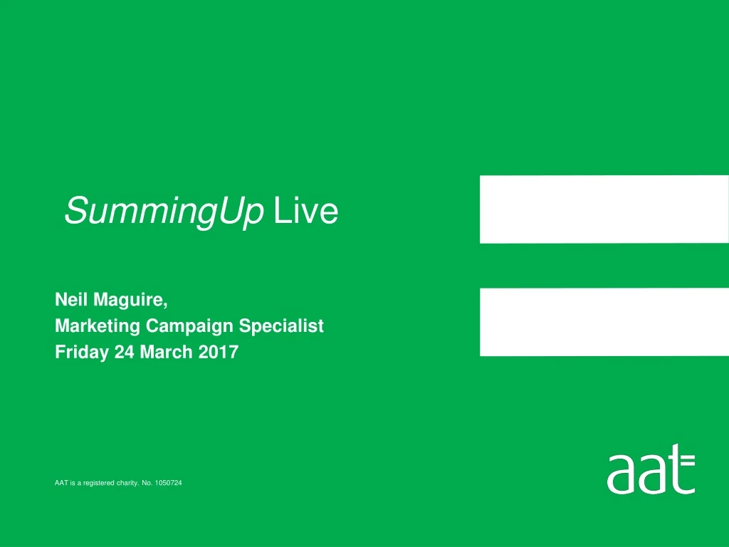 summingup live