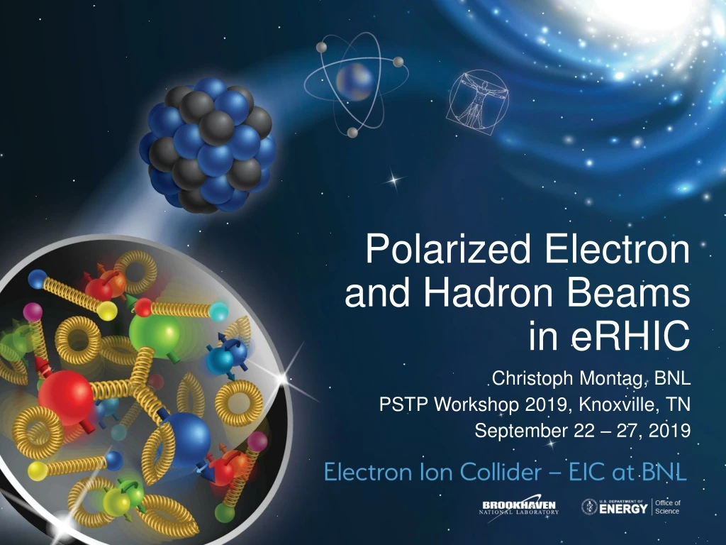 polarized electron and hadron beams in erhic