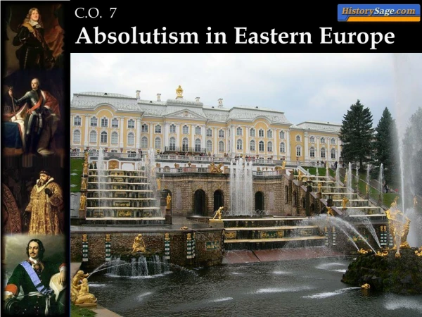 C.O. 7 Absolutism in Eastern Europe