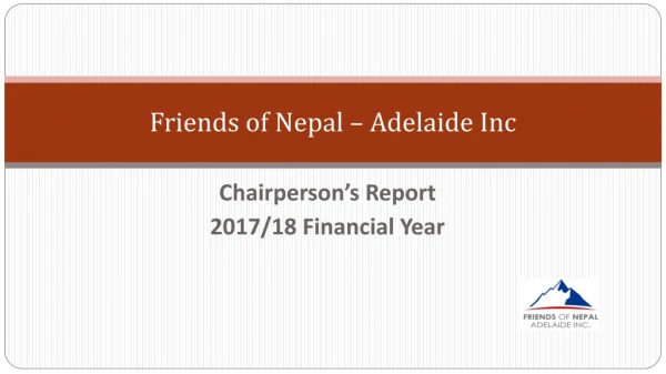 Friends of Nepal – Adelaide Inc