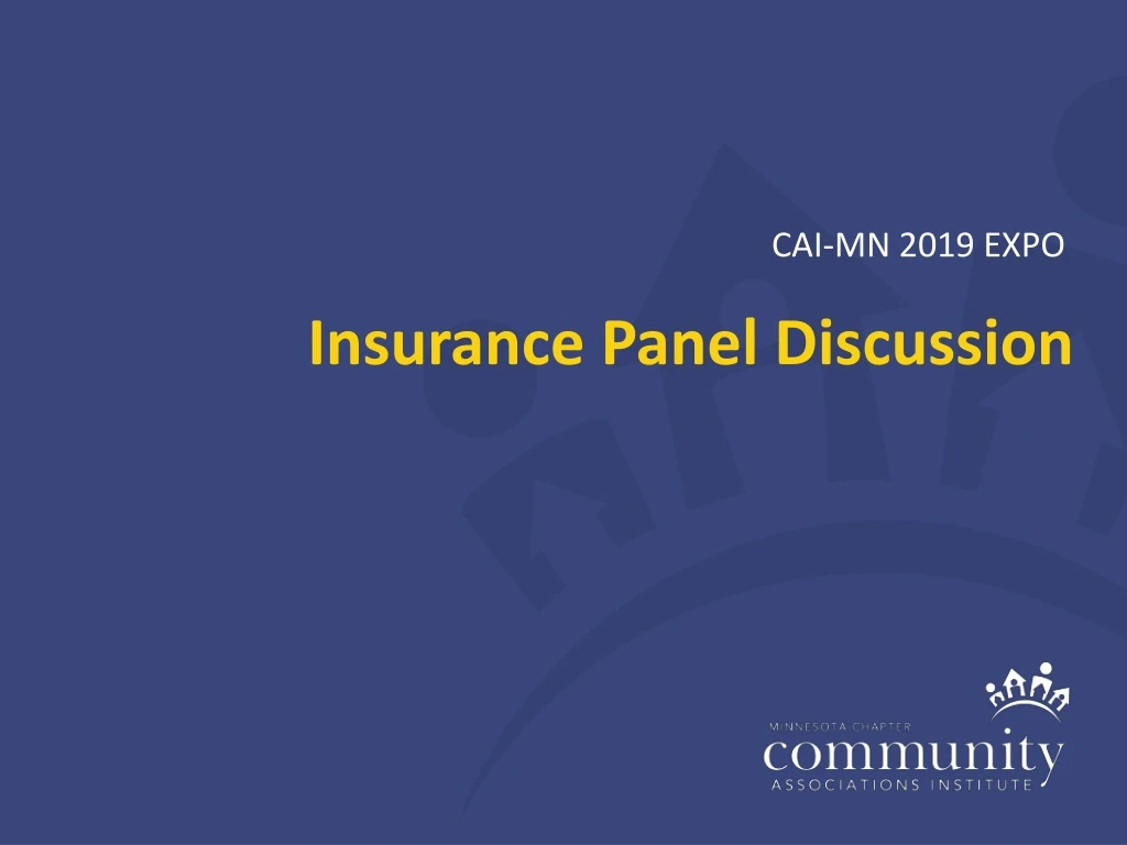 insurance panel discussion