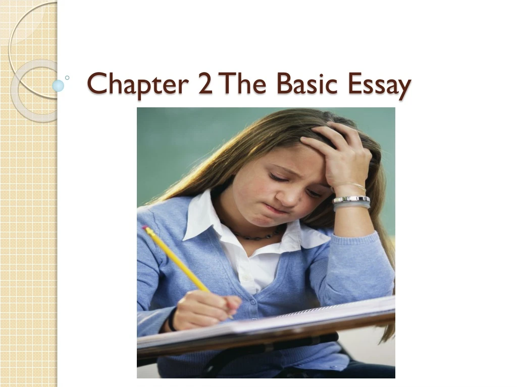 chapter 2 the basic essay