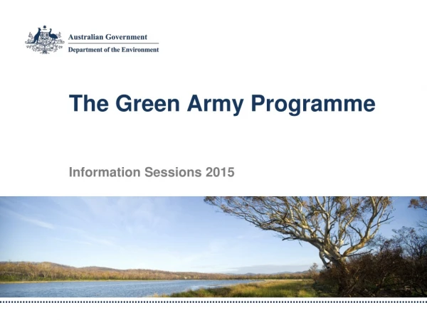 The Green Army Programme