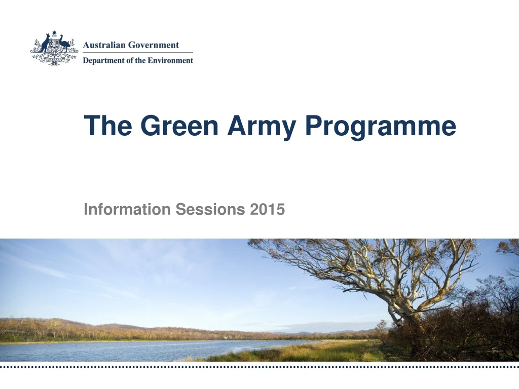 the green army programme