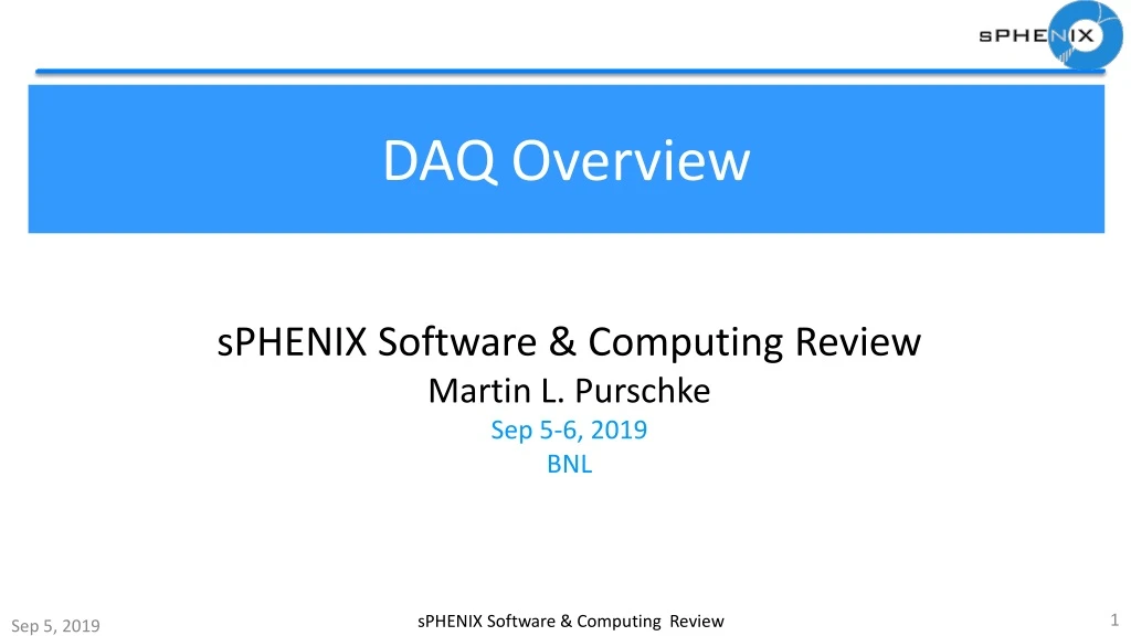 daq overview