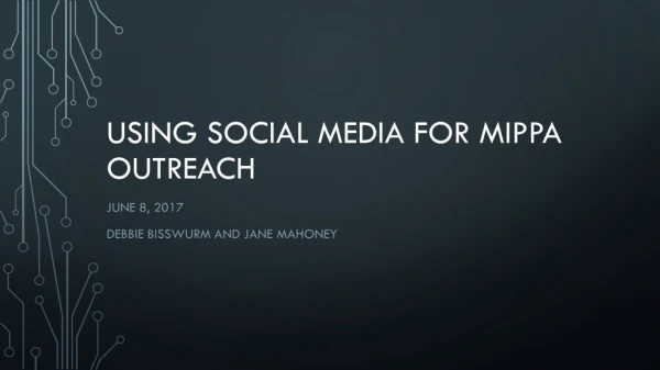 Using Social Media for MIPPA Outreach