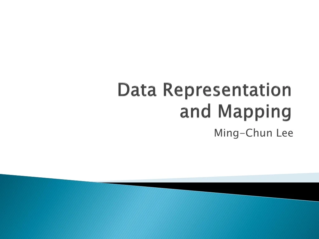 data representation and mapping