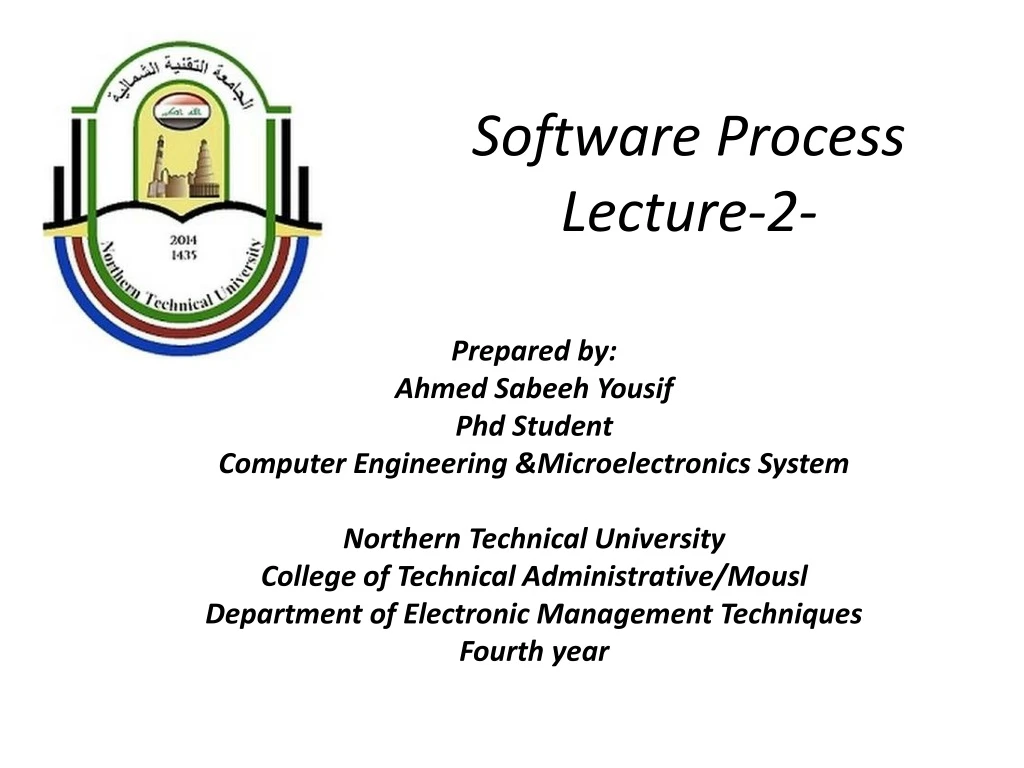 software process lecture 2