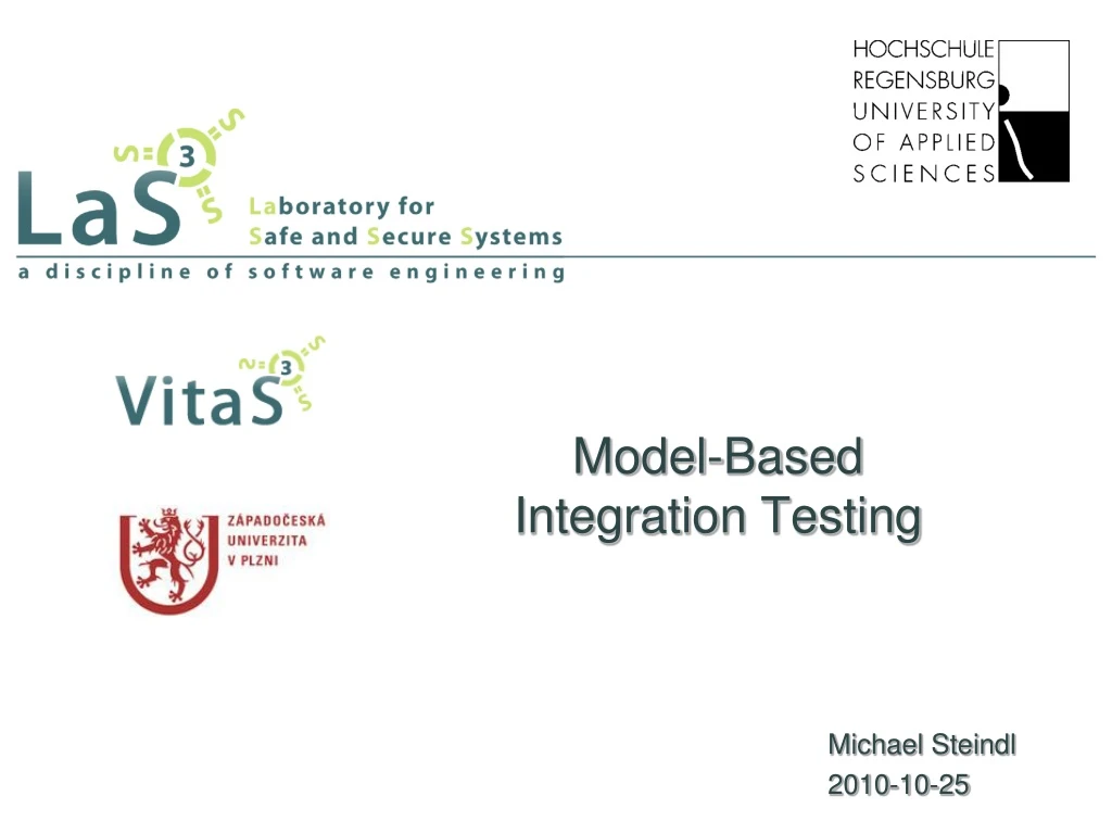 model based integration testing