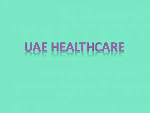 UAE Healthcare