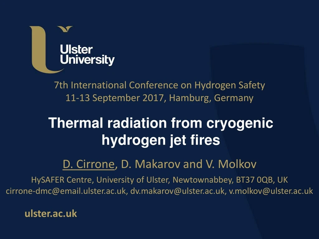 thermal radiation from cryogenic hydrogen jet fires