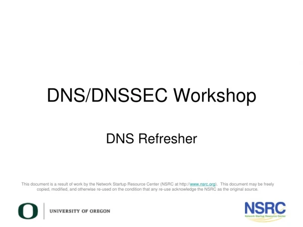 DNS/DNSSEC Workshop
