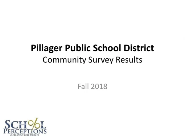 Pillager Public School District Community Survey Results