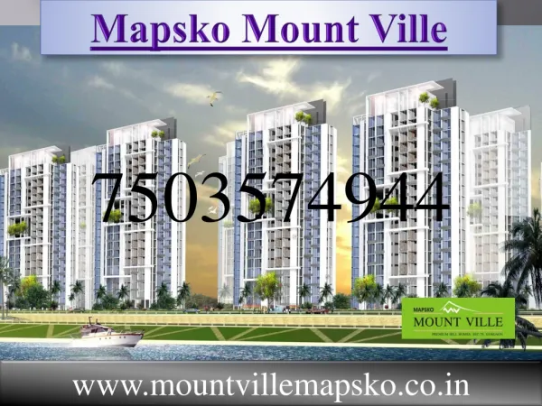 mapsko Mount Ville Gurgaon