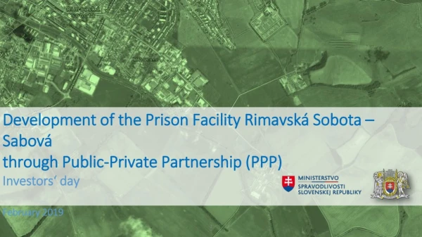Development of the Prison Facility Rimavská Sobota – Sabová
