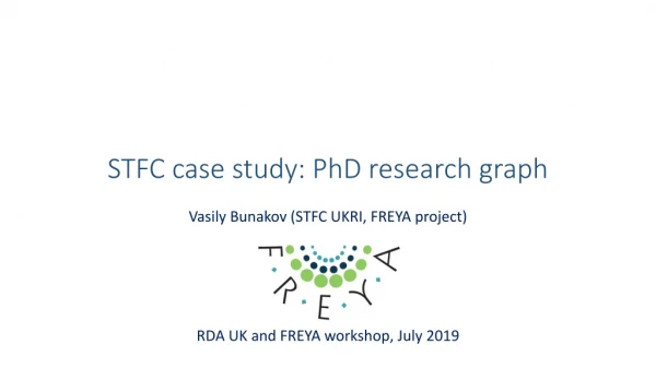 STFC case study: PhD research graph