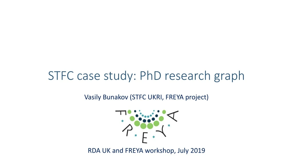 stfc case study phd research graph